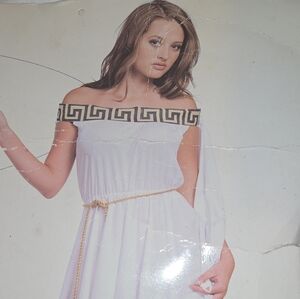 Muse Toga Greek Goddess Adult Womens Halloween Costume Underwraps Size Small 6-8